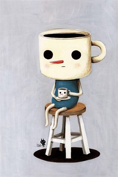 Art work by Korean artist Kim Hana | Coffee illustration, Coffee art ...