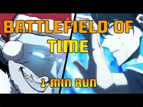 Battlefield Of Time Season Baruka Minute Run Solo Leveling Arise