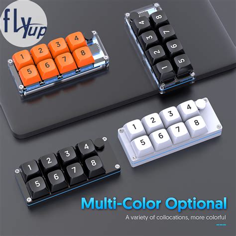 Flyup 8 Key Shortcut Macro Programmable Fully Hot Swappable Mechanical Switch Gaming Mini