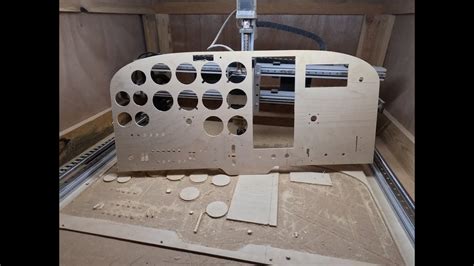 Cessna Cockpit Panel Cut On The Cnc Youtube