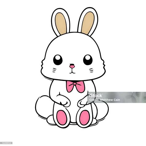 Confused Looking Cartoon Bunny Rabbit Stock Illustration Download