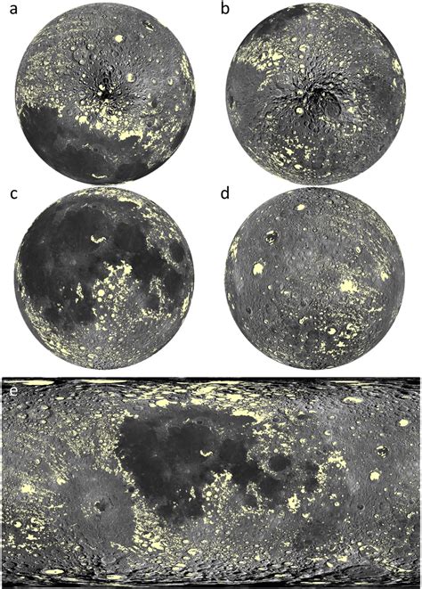 New Global Map Of Light Plains Yellow Overlain On The Wac Morphology