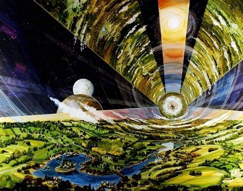 The Space Colonies As Imagined By NASA In The 1970s And Today