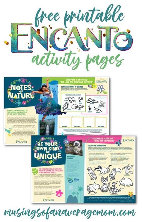 Free Printable Encanto Activity Printables In 2022 Free Printables