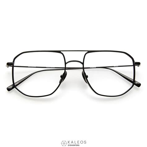 The Kaleos Eyehunters Willard Eyeglasses For Men Offers A Unique Geometric Aviator Shape