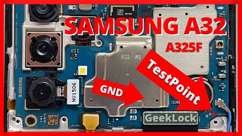 تست پوینت Test Point گوشی سامسونگ Samsung Galaxy A32 A325f دکتر