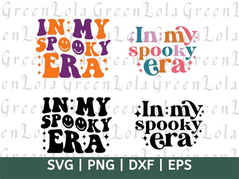 In My Spooky Era Svg Png Spooky Png Halloween Svg Png Etsy