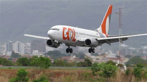 Pouso do Boeing 737 700 da Gol linhas aéreas em Montes Claros YouTube