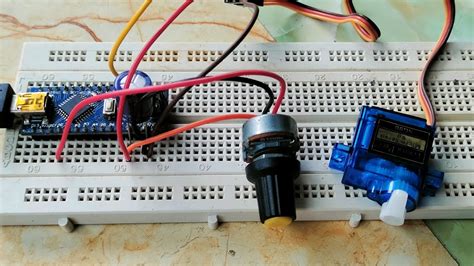 Arduino Servo Motor Control With Potentiometer YouTube