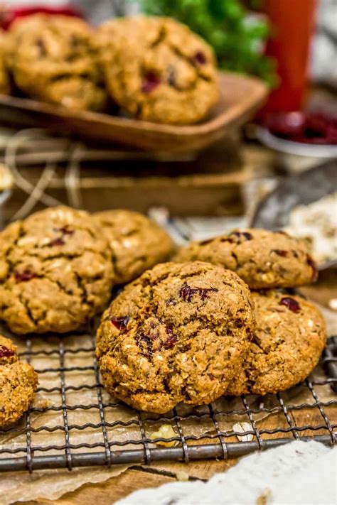 Healthy Vegan Cranberry Walnut Cookies Monkey And Me Kitchen Adventures