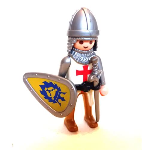 PLAYMOBIL CHEVALIER templier personnage moyen âge château