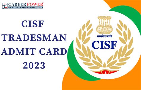 Cisf Admit Card 2023 Out Hall Ticket Download Link