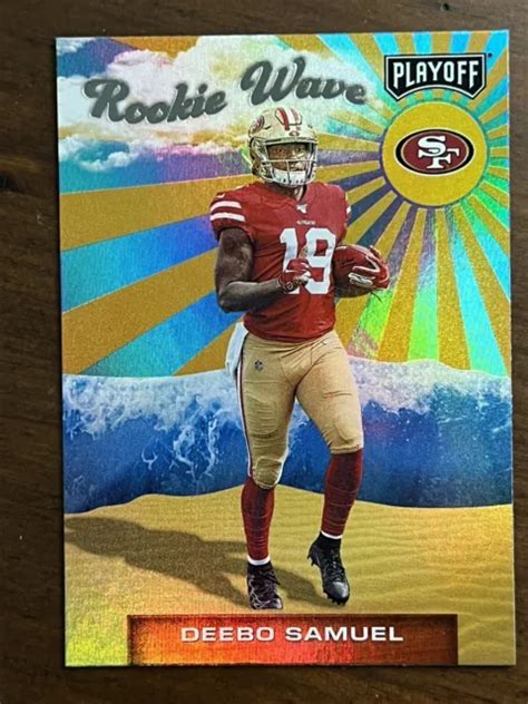 Deebo Samuel Panini Playoff Rookie Wave Rc San Francisco Ers