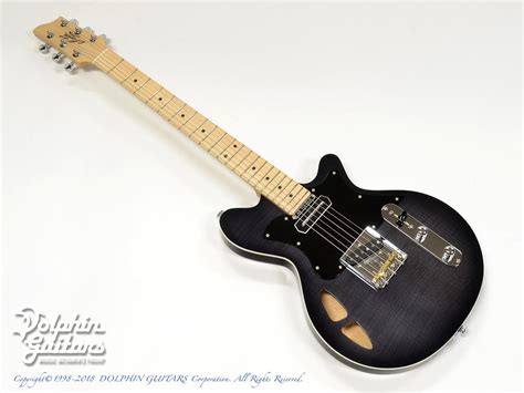 Maton Ms T Byrd Ghost Black ドルフィンギターズ