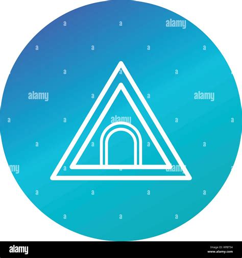 Vector Tunnel Road Sign Icon Stock Vector Image & Art - Alamy