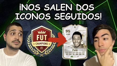 PACKEAMOS DOS ICONOS EN RECOMPENSAS DE FUT CHAMPIONS SEGUNDA CUENTA