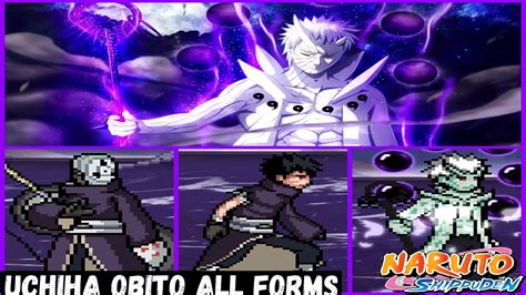 Uchiha Obito All Forms By Shinrashi Training Youtube