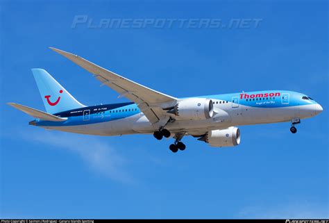 G TUID Thomson Airways Boeing 787 8 Dreamliner Photo By Saimon J