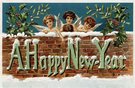 Feliz año nuevo Vintage Stock de Foto gratis Public Domain Pictures