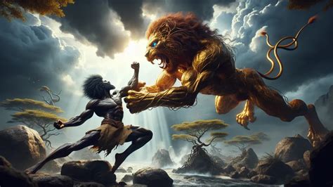 Hercules And The Nemean Lion The Indestructible Beast