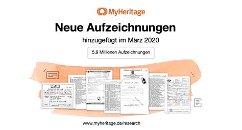 Neue Historische Aufzeichnungen Hinzugef Gt Im M Rz Myheritage