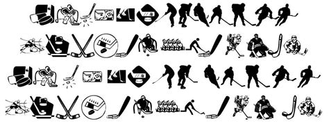 Kr Hockey Dings Font By Kats Fun Fonts Fontriver