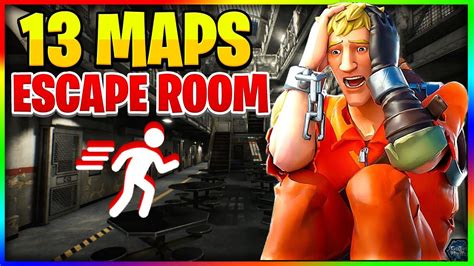 🔐 Best 13 Escape Room Maps Solo And Duo Escape Room Fortnite Code 🚪 Youtube