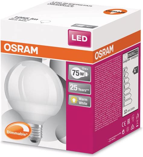 Osram Superstar Globe LED E27 12W Bol