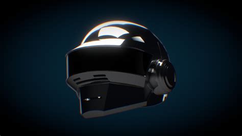 Daft Punk Thomas Helmet Re Uploaded Download Free 3d Model By Xeno