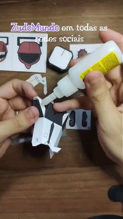 Chainsaw Man De Papercraft 🤘🏻😝🤘🏻🪚 Youtube