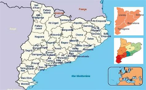 Sudamerica Campaña Desconexión mapa de cataluña por provincias