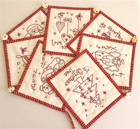 Redwork Machine Embroidery Designs Free Christmas Custom Embroidery