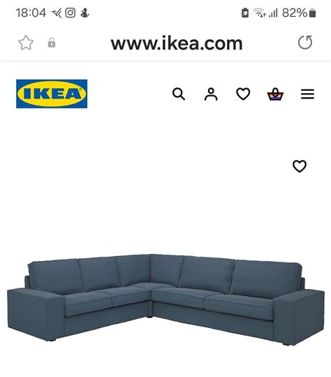 Trekk Til Kivik Sofa Fra Ikea Fargen Er Bl Finn Torget