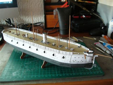 Maquetas Y Modelismo En Papel 1200 Uss New Ironsides Heinkelmodels