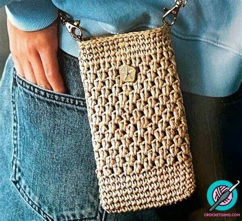 PATRÓN GRATIS Elegante Bolsa a crochet con Hexágonos fácil