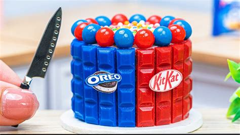 Amazing Kitkat Cake Best Miniature Rainbow Chocolate Cake Decorating