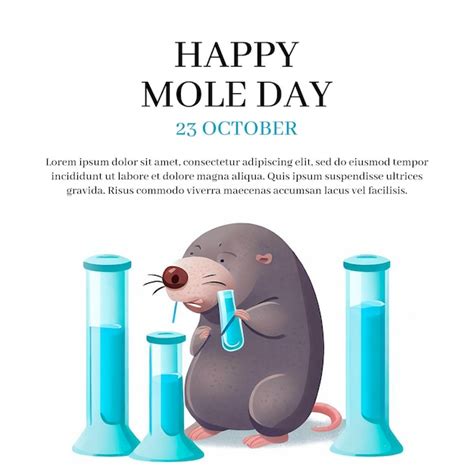 Premium PSD | Happy_mole_day_chemistry