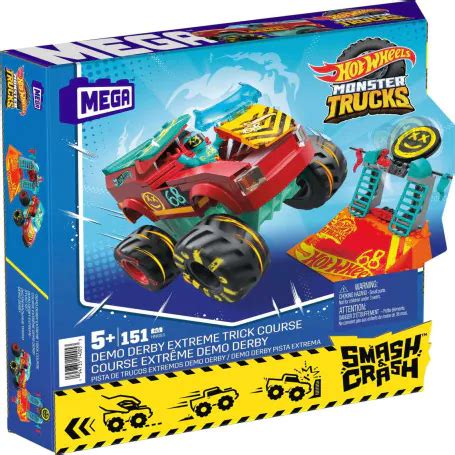 Mega Wonder Hot Wheels Monster Truck Demo Derby Extreme