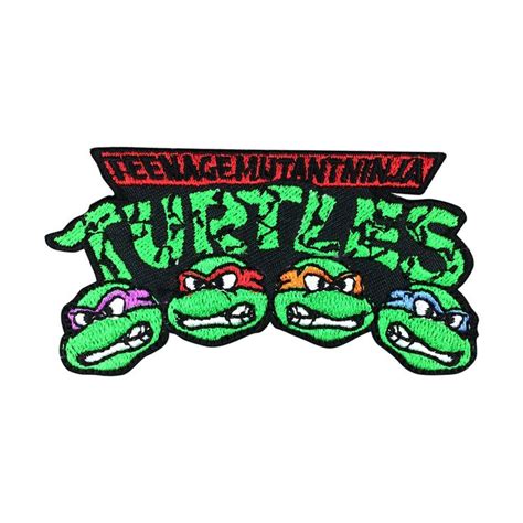 Teenage Mutant Ninja Turtles Patch Embroidered Iron On Patch Cartoon