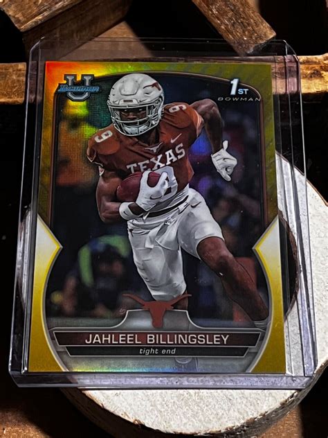 Bowman University Football Jahleel Billingsley Yellow Ebay