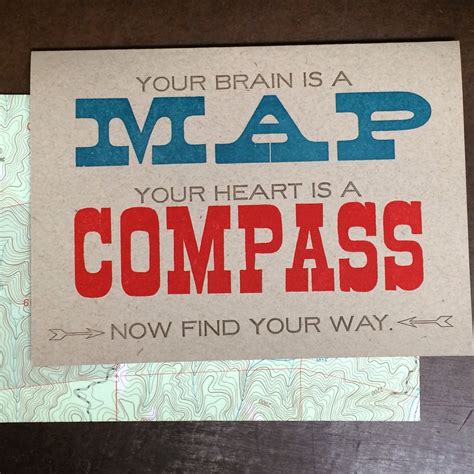 Your Brain Is A Map Your Heart Is A Compass Springtide Press