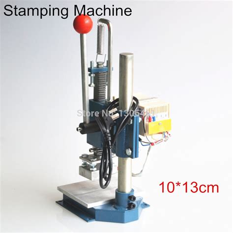 1 Set Manual Hot Foil Stamping Machine Foil Stamper Printer Leather Embossing Machine 10X13cm