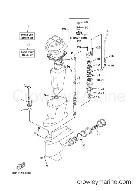 Repair Kit Outboard Hp C Tlry Crowley Marine