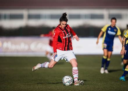 Laura Fusetti Ac Milan Action Editorial Stock Photo Stock Image