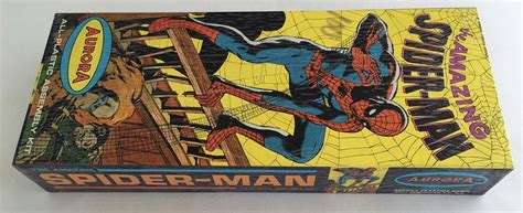 Vintage 1966 The Amazing Spider Man Model Kit By Aurora New And Sealed