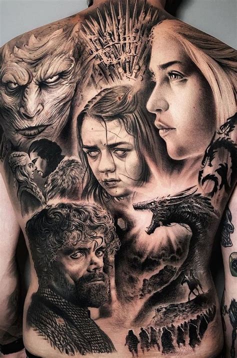 Game Of Thrones Game Of Thrones Tattoo Gaming Tattoo Realistic