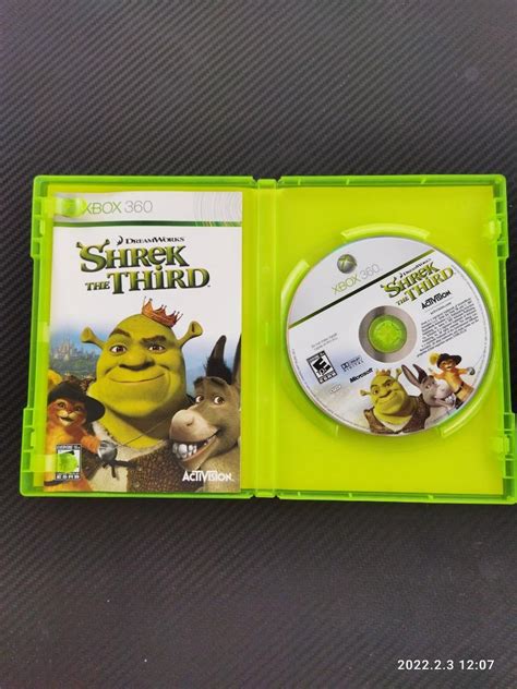 Shrek The Third Xbox Game Video Gaming Video Games Xbox On Carousell