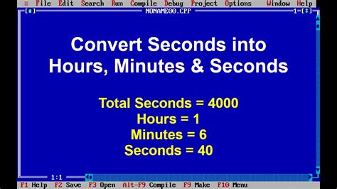 Conversion Of Seconds Into Minutes Definitions Formula Examples Hot