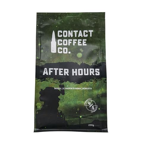 After Hours Coffee Contact Coffee Company Ltd