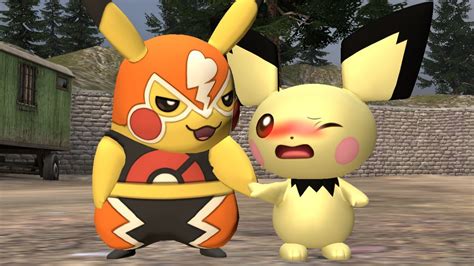 Libre Pikachu X Pichu Holding Hands By Skulltronprime969 Fur